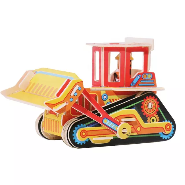 3D Wooden Jigsaw Puzzle – Build, Play, and Learn!