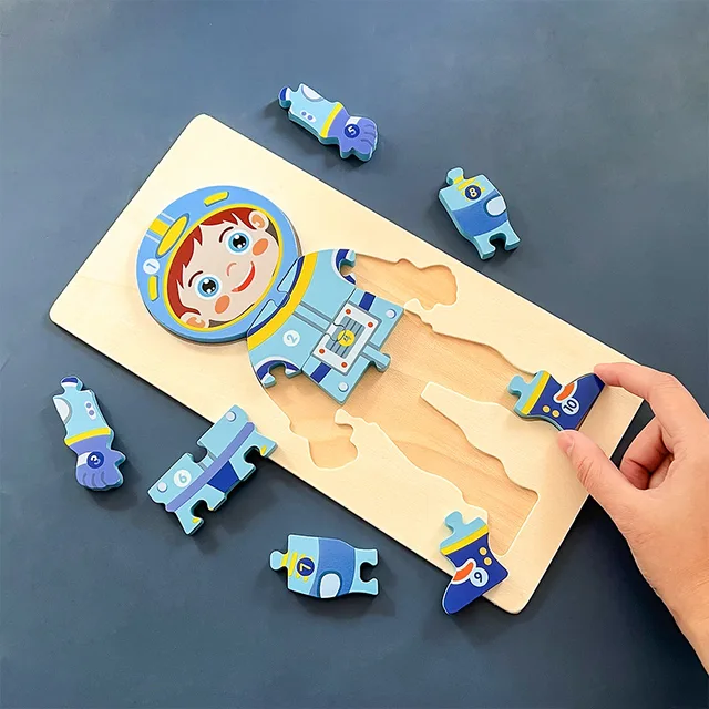Public Heroes Puzzle - Wooden Character Puzzle - Wooden Jigsaw Puzzle