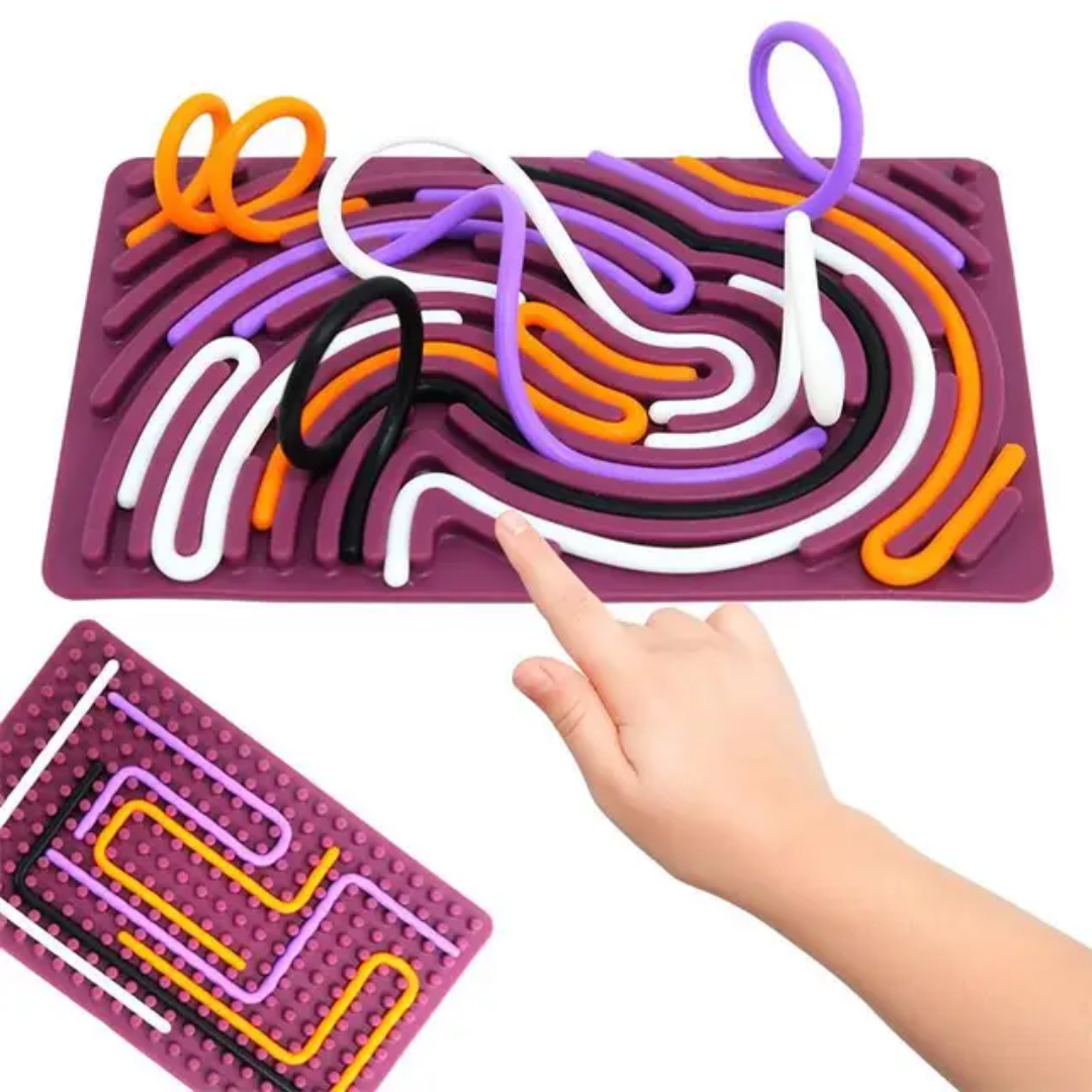 Sensory Activity Board – Quiet Fidget Toy for Stress Relief Fine