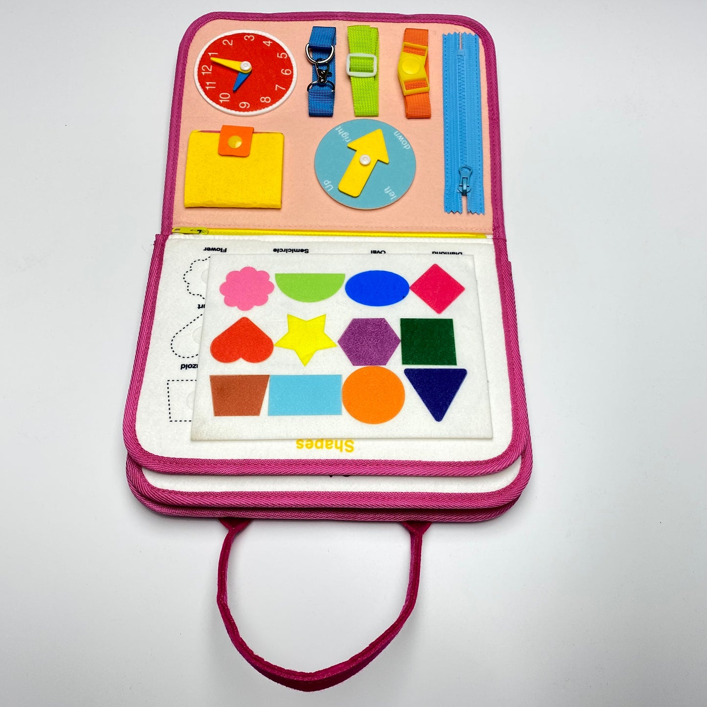 Montessori Busy Book – Princess Theme – Preschool Learning & Travel Toy