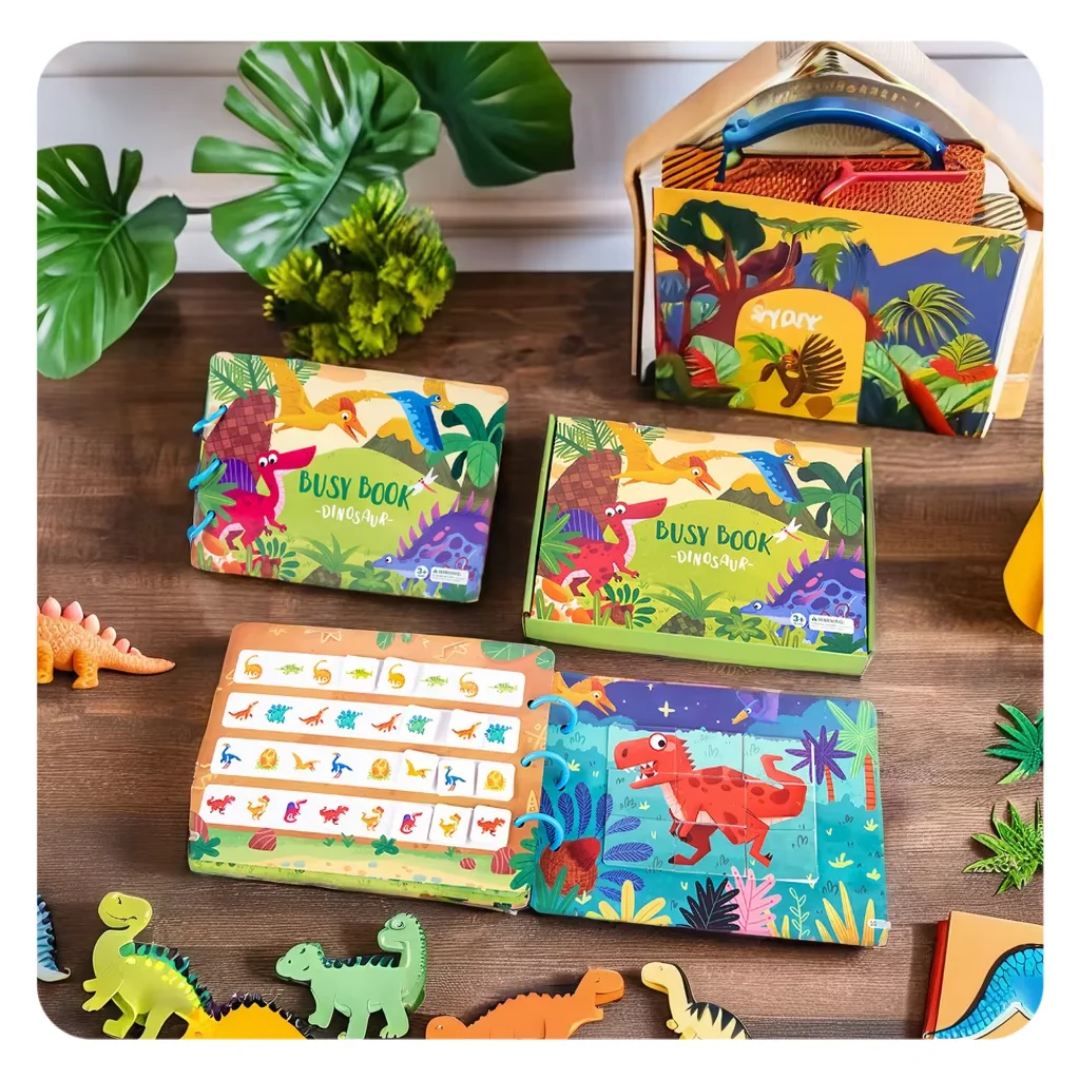 Montessori Busy Book - Toddler Activity Book - Farm Animal Theme