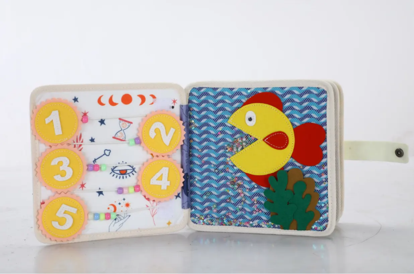 Montessori Quiet Book – Animal-Themed Felt Busy Book for Toddlers