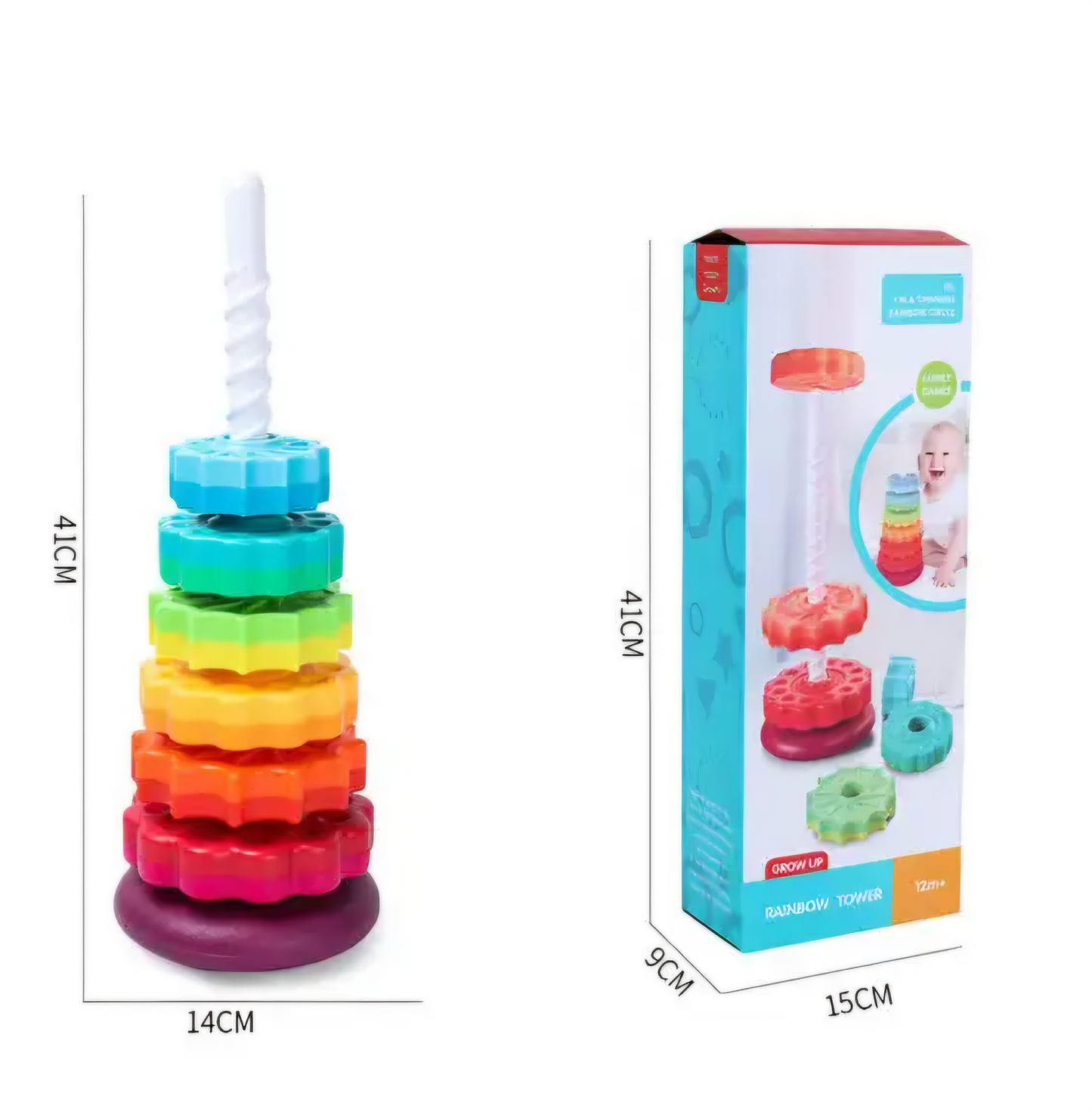 Rainbow Spin again stacker