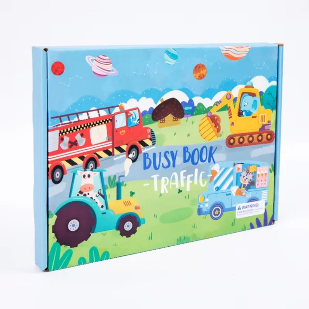 Montessori Busy Book - Toddler Activity Book - Farm Animal Theme