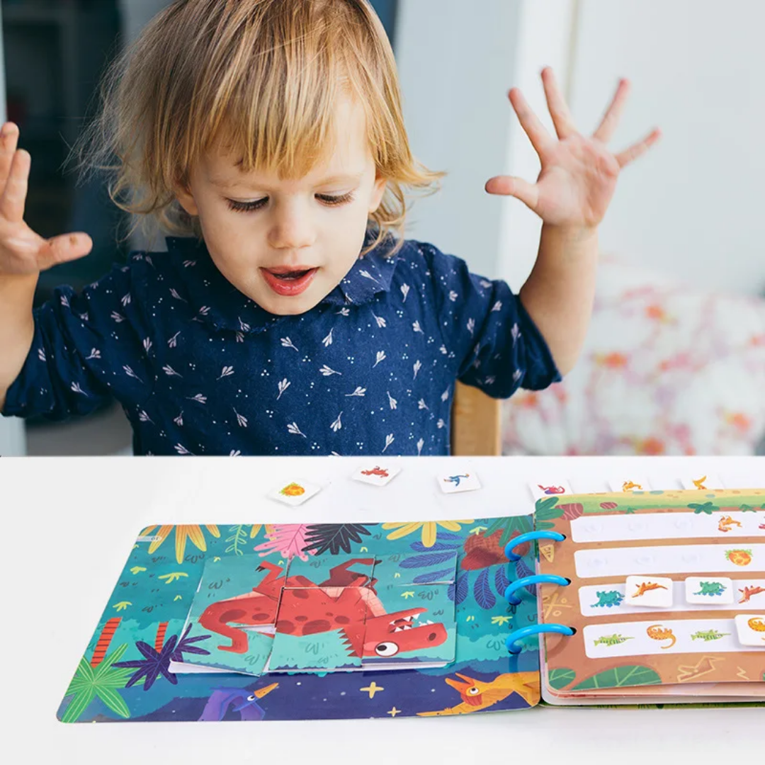 Montessori Busy Book - Toddler Activity Book - Farm Animal Theme