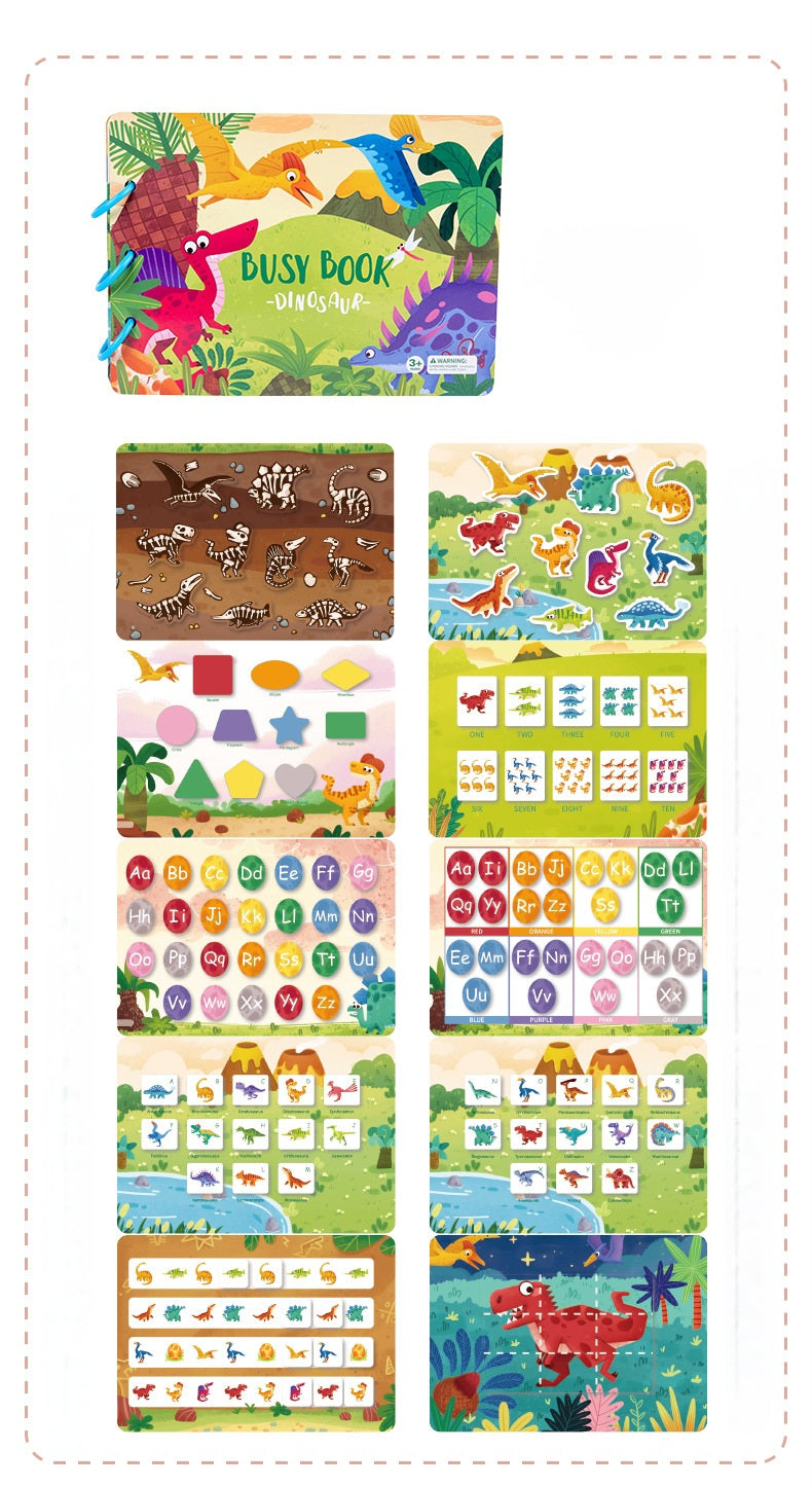 Montessori Busy Book - Toddler Activity Book - Farm Animal Theme