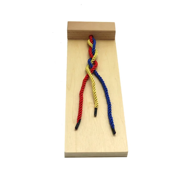 Braiding Board – Wooden Braid Weaving Toy for Kids