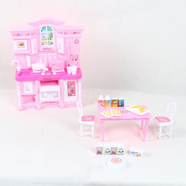 Doll Kitchen Play Set – Cooking Toy for Kids, Ages 3+, Creative Role Play