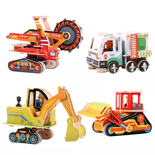 3D Wooden Jigsaw Puzzle – Build, Play, and Learn!