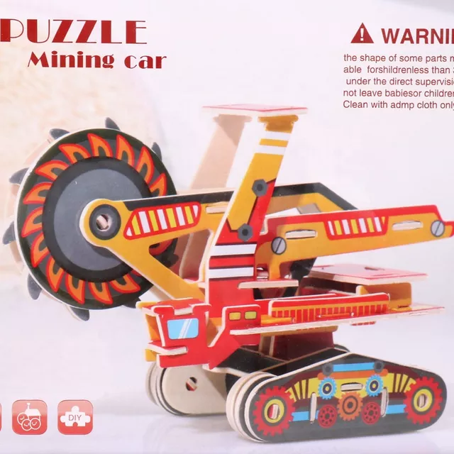 3D Wooden Jigsaw Puzzle – Build, Play, and Learn!