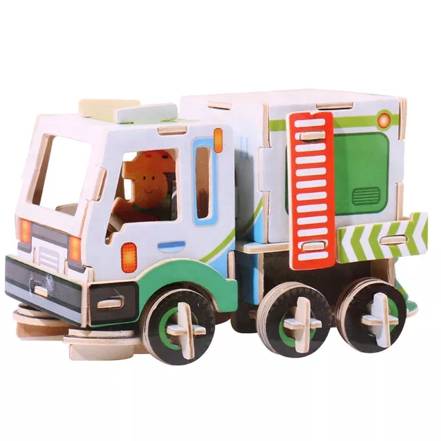 3D Wooden Jigsaw Puzzle – Build, Play, and Learn!