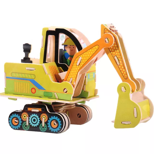 3D Wooden Jigsaw Puzzle – Build, Play, and Learn!