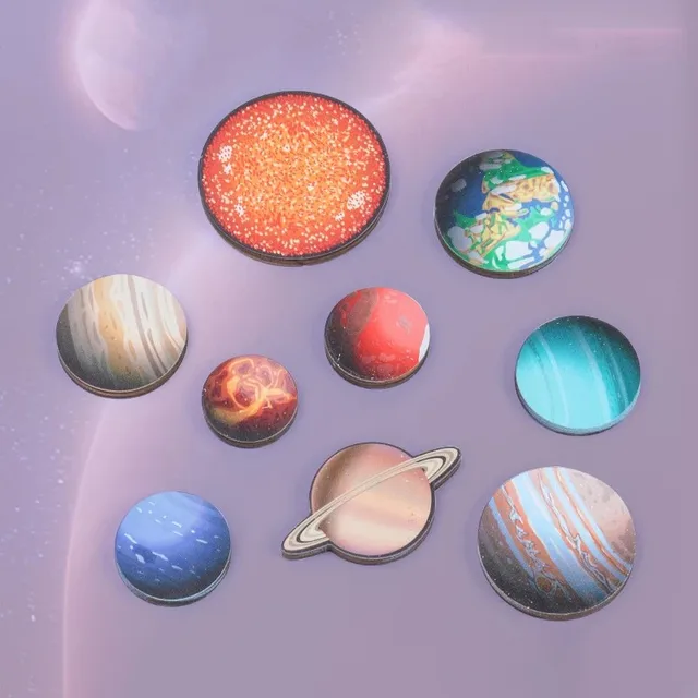 Wooden Solar System Puzzle – Planets Jigsaw Puzzle