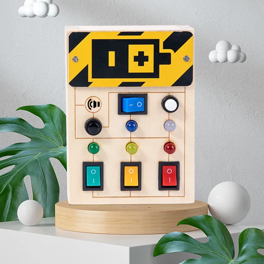 LED Light Switch Toy - Educational Light Up Sensory Board
