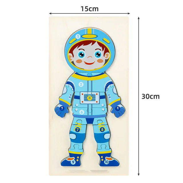 Public Heroes Puzzle - Wooden Character Puzzle - Wooden Jigsaw Puzzle