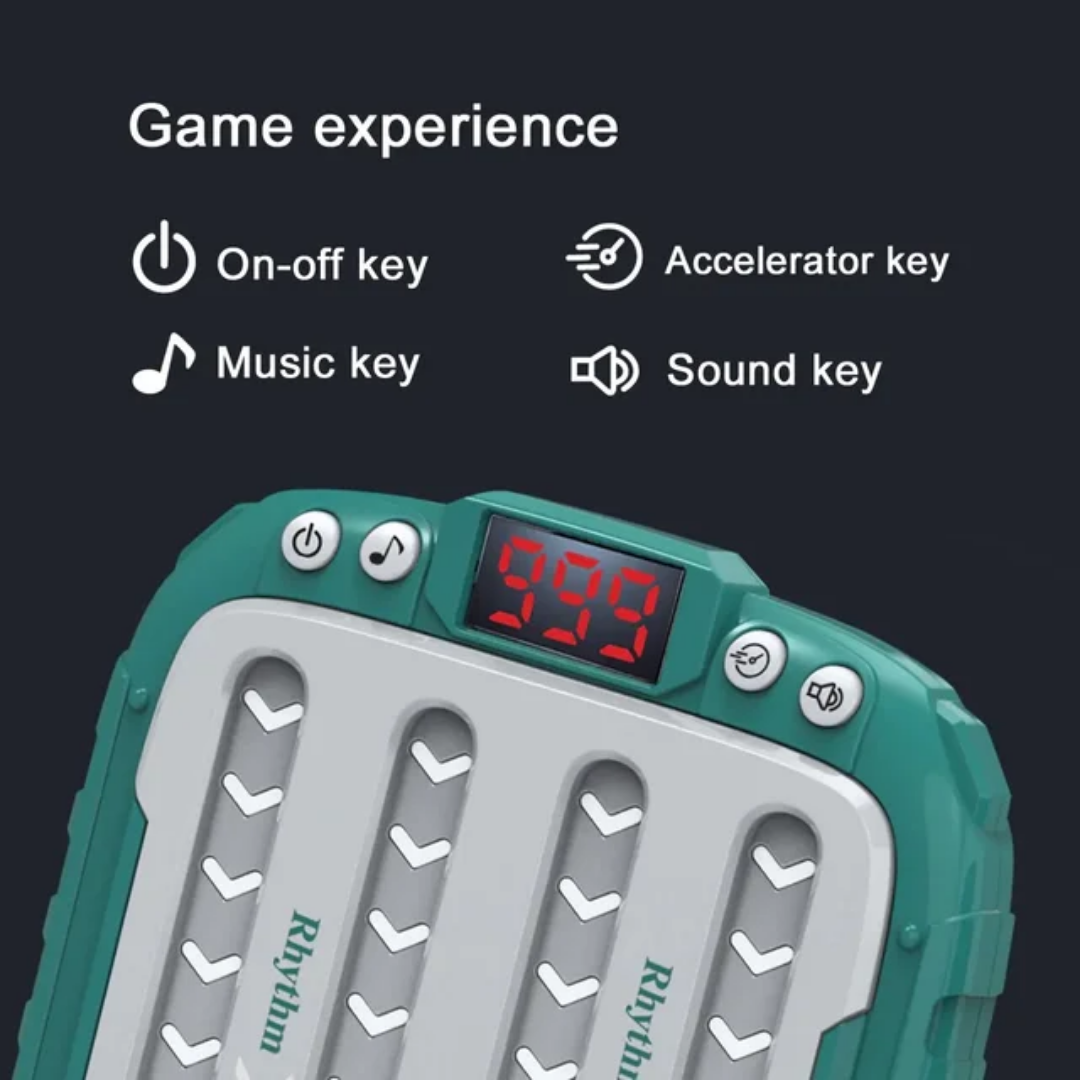 Interactive Rhythm Game Machine with LED Lights & Sound Effects – Fun for All Ages
