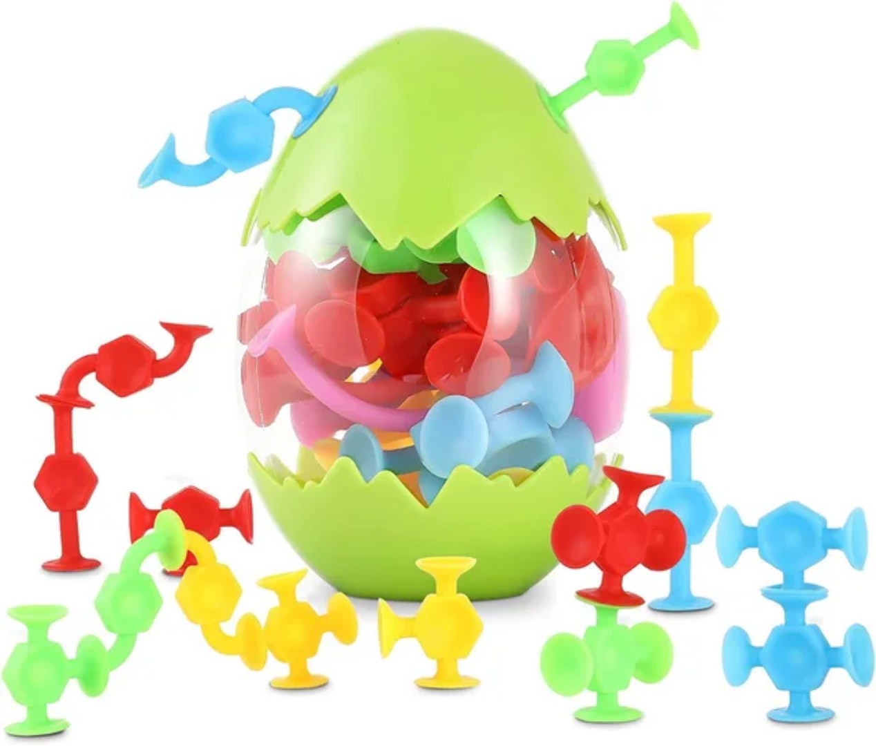 Suction Cup Toys 48pcs – Sensory Fun for Toddlers, Autistic Children & Travel Play
