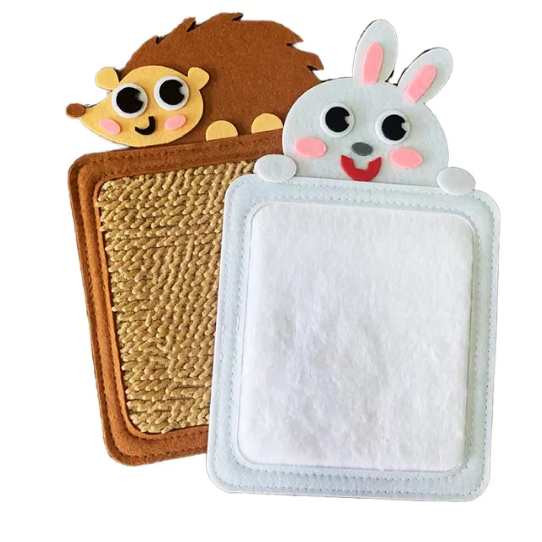 Felt Sensory Mats for Autistic Children Cartoon Animal Cognition Tiles Textured Pads Developmental Preschool Education Toys