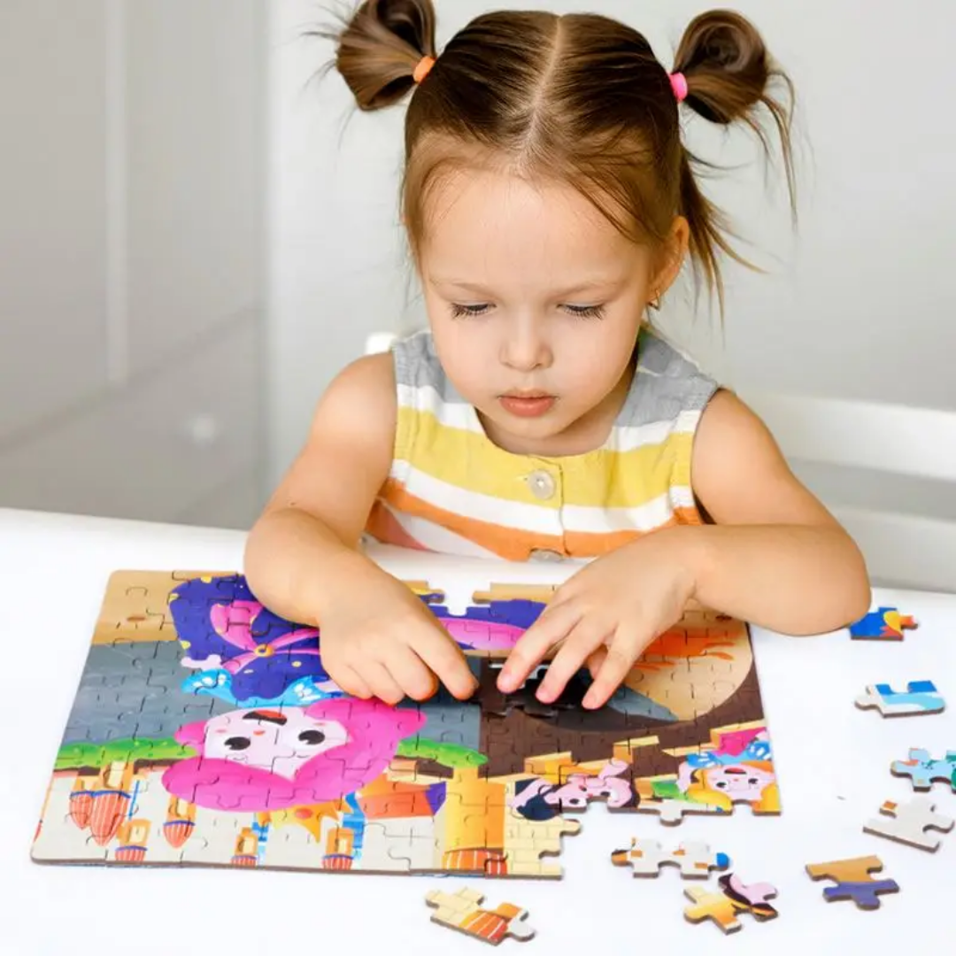 100-Piece Jigsaw Puzzle – Vibrant Themes & Quality Design