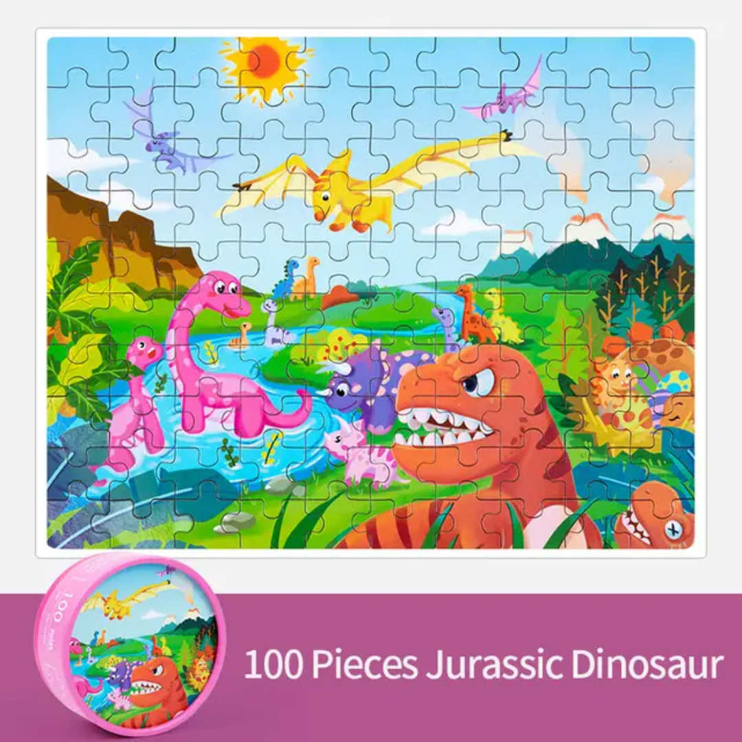 100-Piece Jigsaw Puzzle – Vibrant Themes & Quality Design