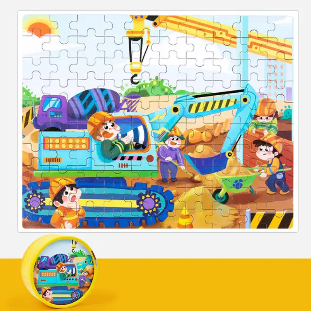 100-Piece Jigsaw Puzzle – Vibrant Themes & Quality Design