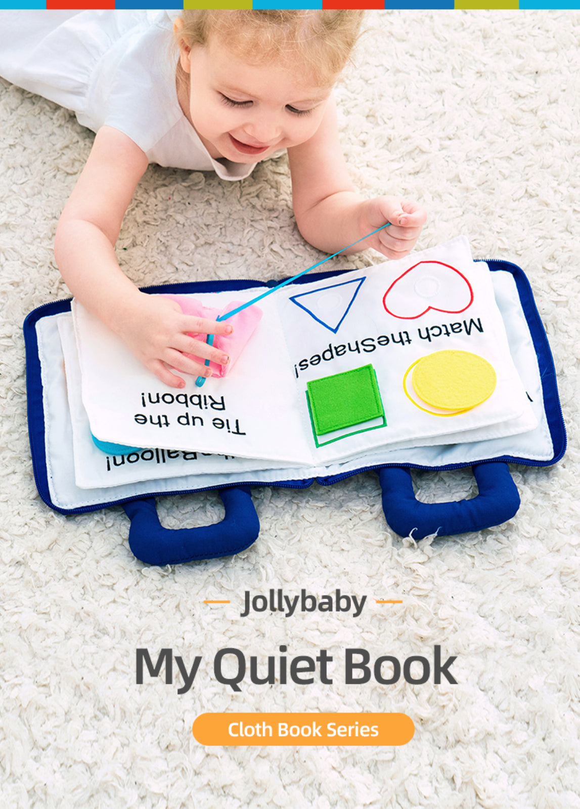 Montessori-Inspired Fabric Busy Books – Soft, Interactive Learning Toys for Toddlers (Choose from 4 Themes)