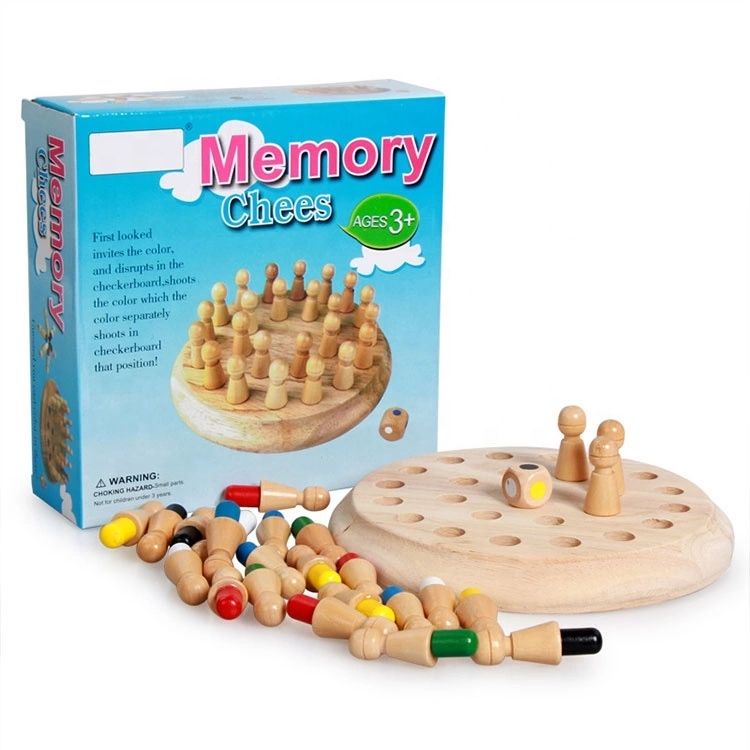 Children's Memory Chess – Wooden Memory Game for Kids – toytribe
