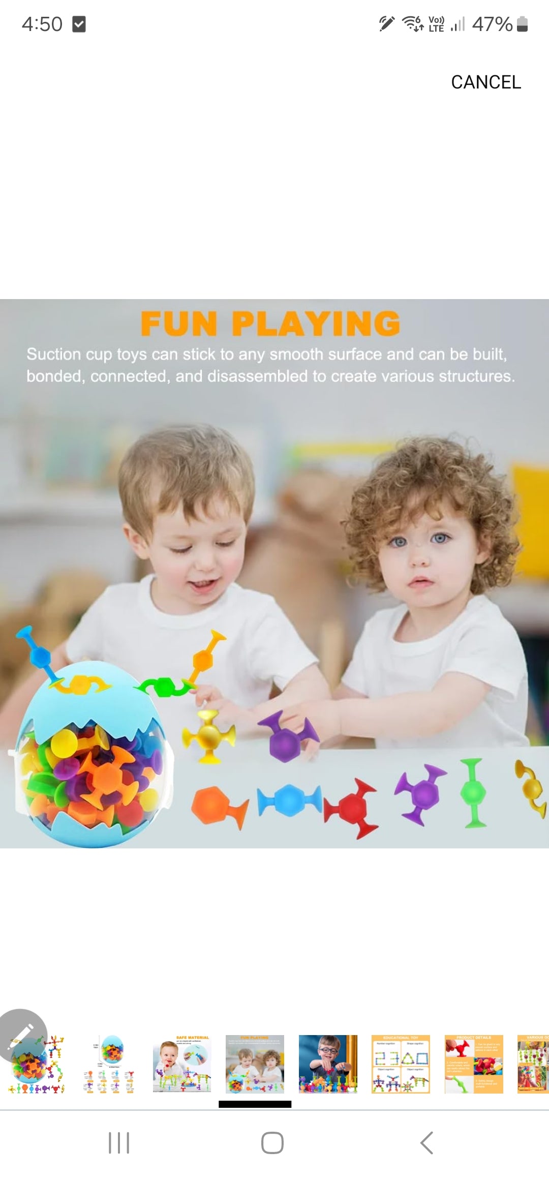 Suction Cup Toys 48pcs – Sensory Fun for Toddlers, Autistic Children & Travel Play