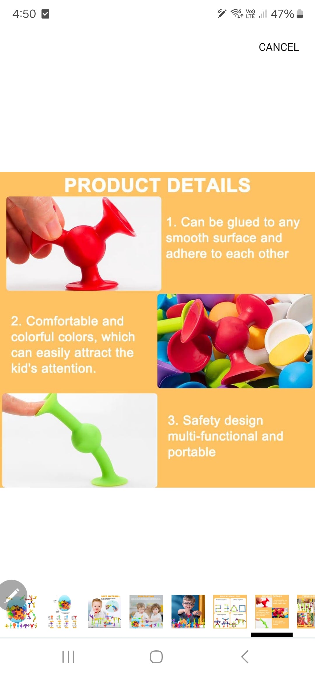 Suction Cup Toys 48pcs – Sensory Fun for Toddlers, Autistic Children & Travel Play