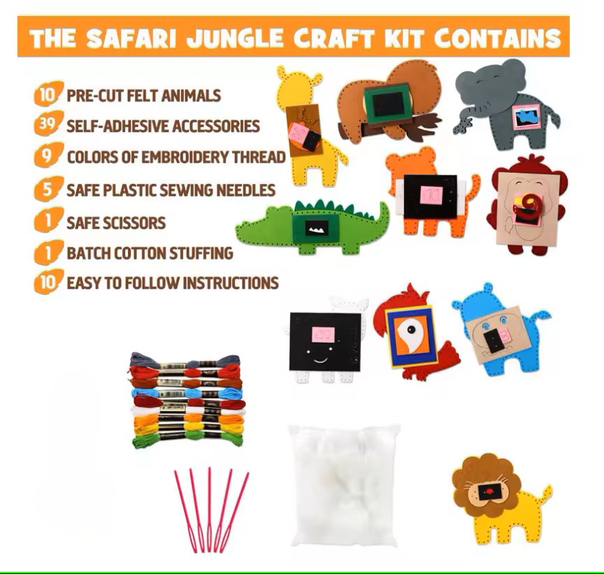 DIY Sewing Kit – Craft Sewing Kit for Kids and Beginners