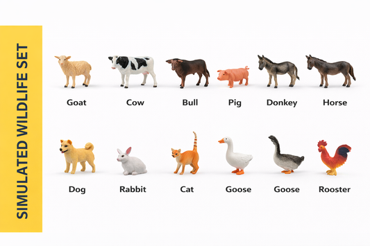 farm animal toy set packaging box with multiple animal figurines for kids learning and pretend play auckland new zealand
