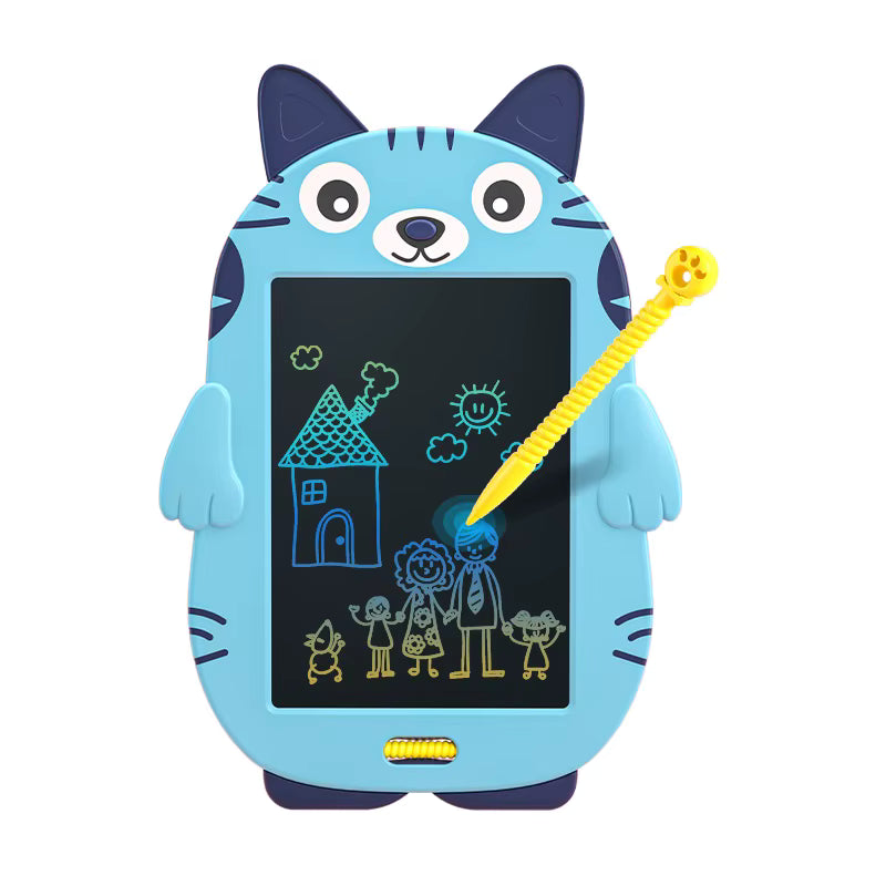 Kids Doodle Board LCD Writing Tablet – 8.5” Reusable Drawing Pad | Animal Designs