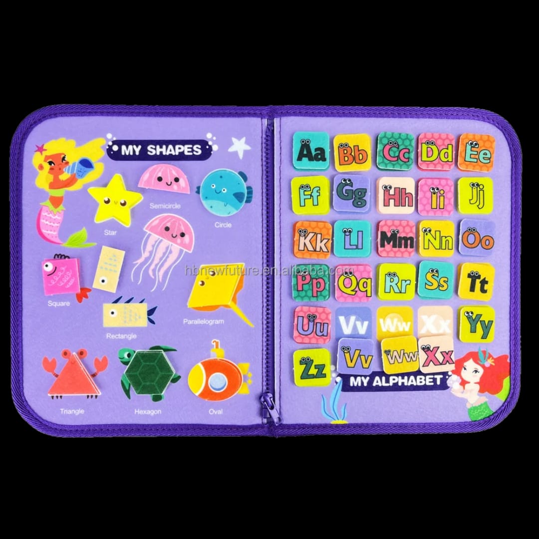 Fairy Theme Montessori Busy Book for Toddlers – Interactive Quiet Learning Book | Ages 2–6