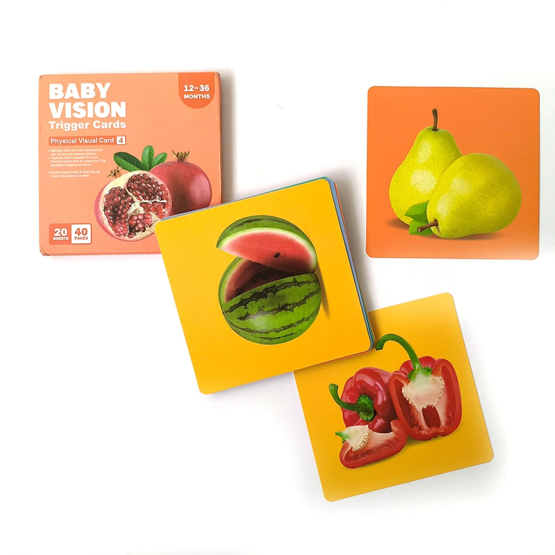 High-Contrast Baby Sensory Cards - Ideal for Early Visual Stimulation