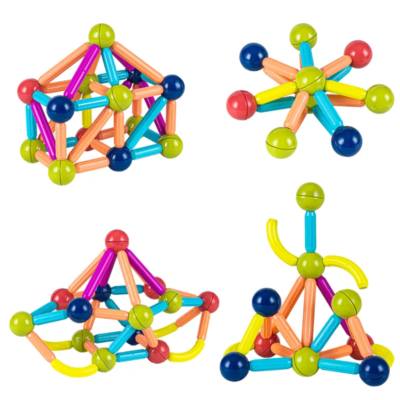 36Pcs Magnetic Bars and Balls Building Blocks Magnetic