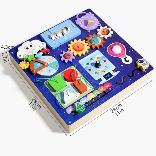 Montessori Wooden Sensory Activity Toy for Toddlers (Ages 2-4)