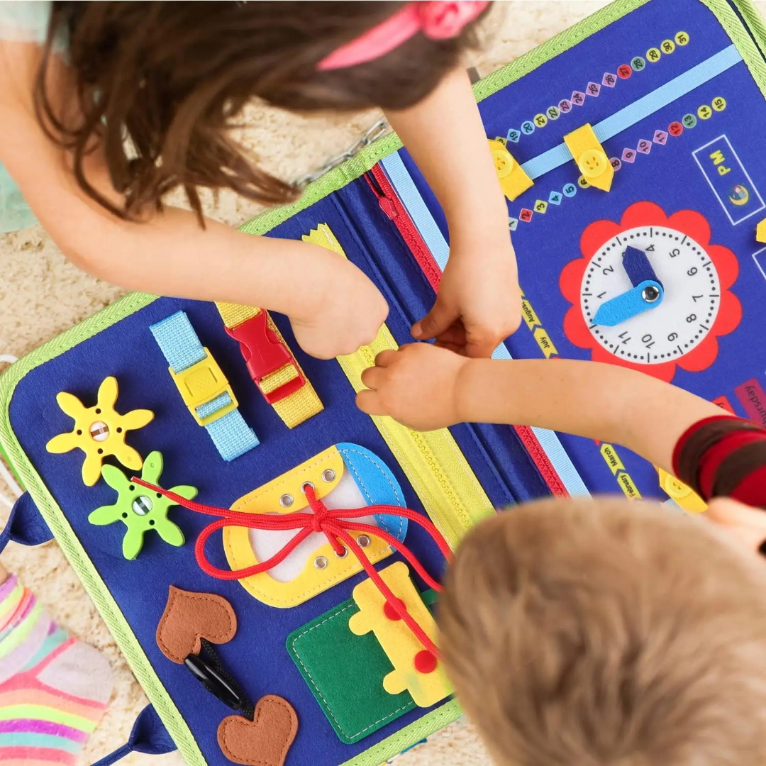 Dinosaur Theme Busy Book – Felt Educational Busy Book for Toddlers