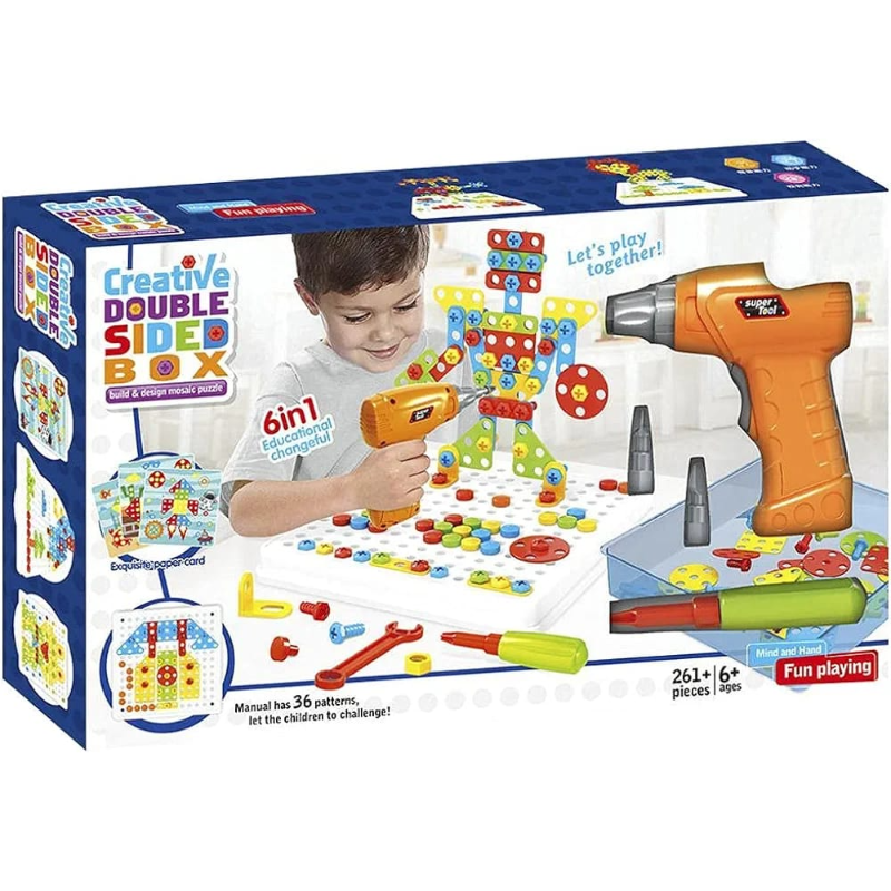 Creative Drill Toy – STEM Drilling Toy for Kids