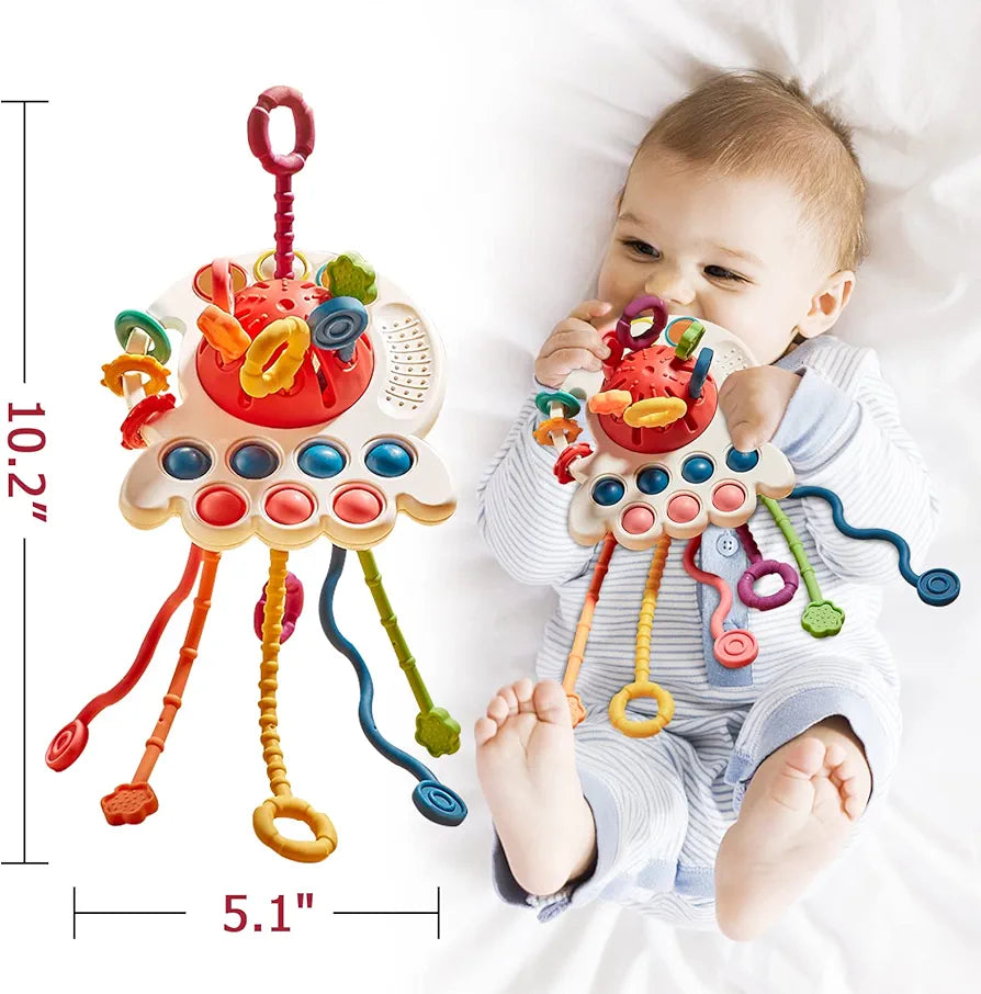 Sensory Pull String Toy - Toddler Fidget Toy