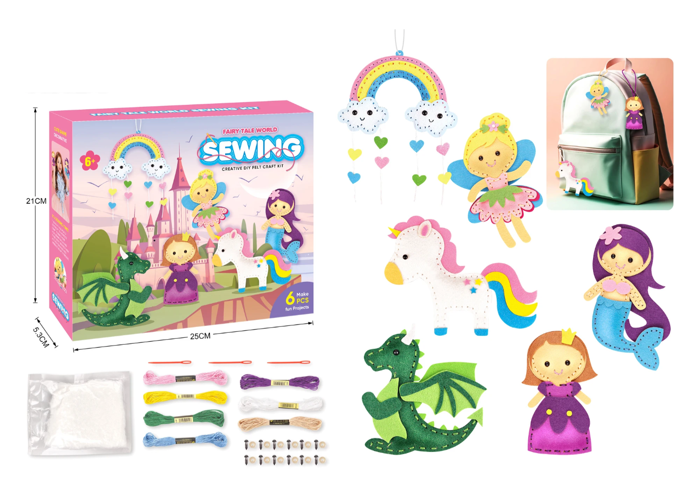 DIY Sewing Kit – Craft Sewing Kit for Kids and Beginners