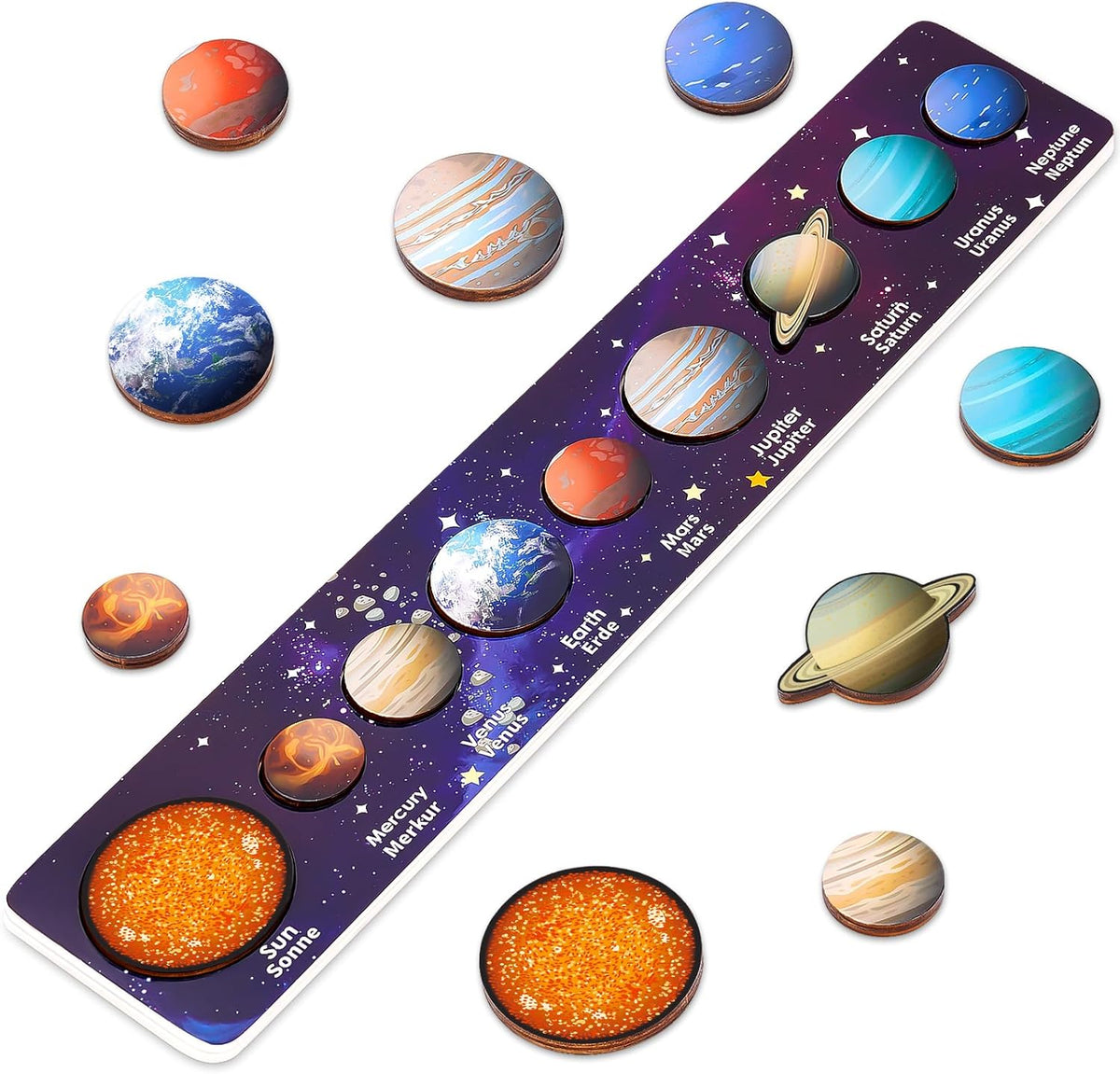Wooden Solar System Puzzle – Planets Jigsaw Puzzle