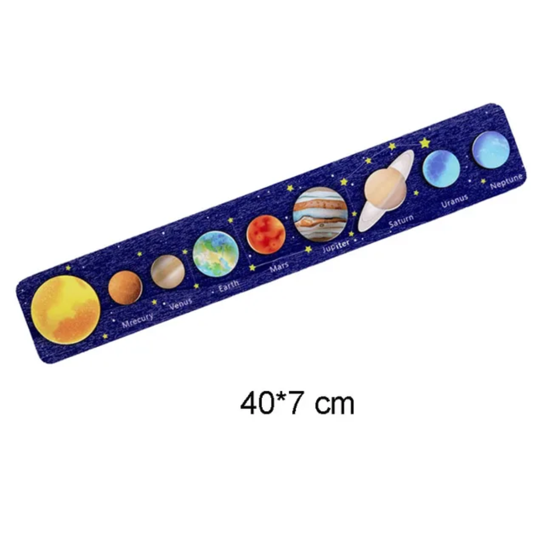 Wooden Solar System Puzzle – Planets Jigsaw Puzzle
