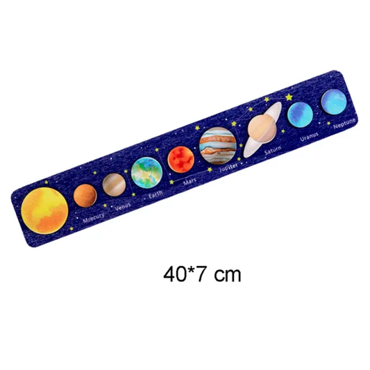 Wooden Solar System Puzzle – Planets Jigsaw Puzzle