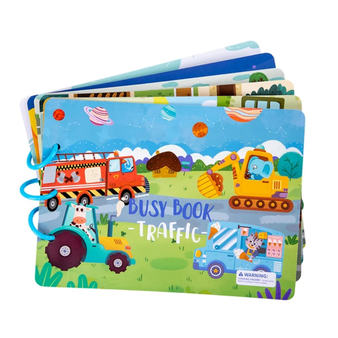 Montessori Busy Book - Toddler Activity Book - Farm Animal Theme
