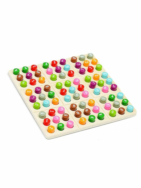 Wooden Sudoku game packed as a gift – perfect for birthdays or educational presents