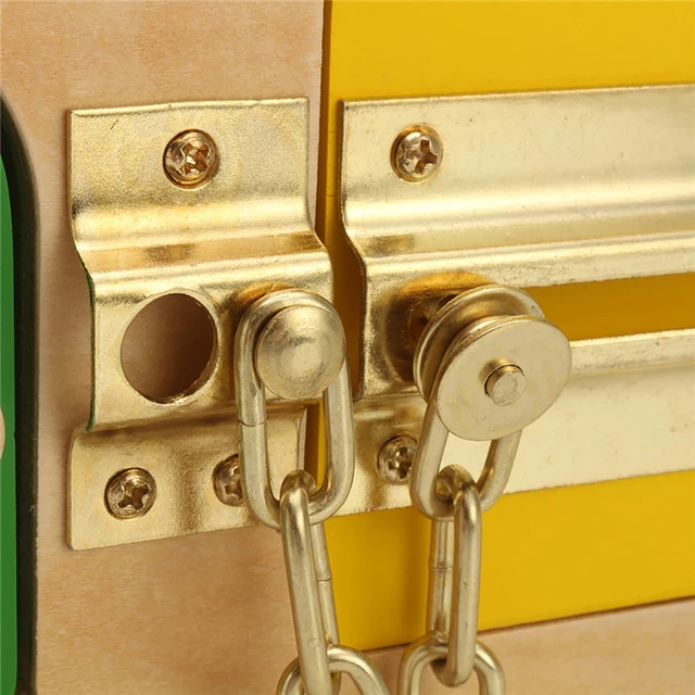 Lock Activity Box - Montessori Locks and Latches Toy