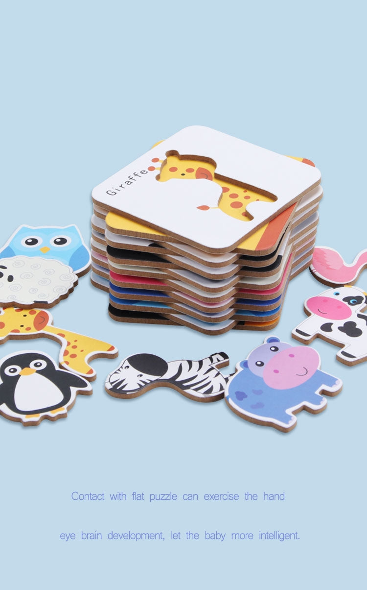 Match It Animal Puzzle – Guess Who Am I Puzzle for Kids