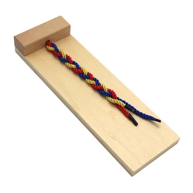Braiding Board – Wooden Braid Weaving Toy for Kids
