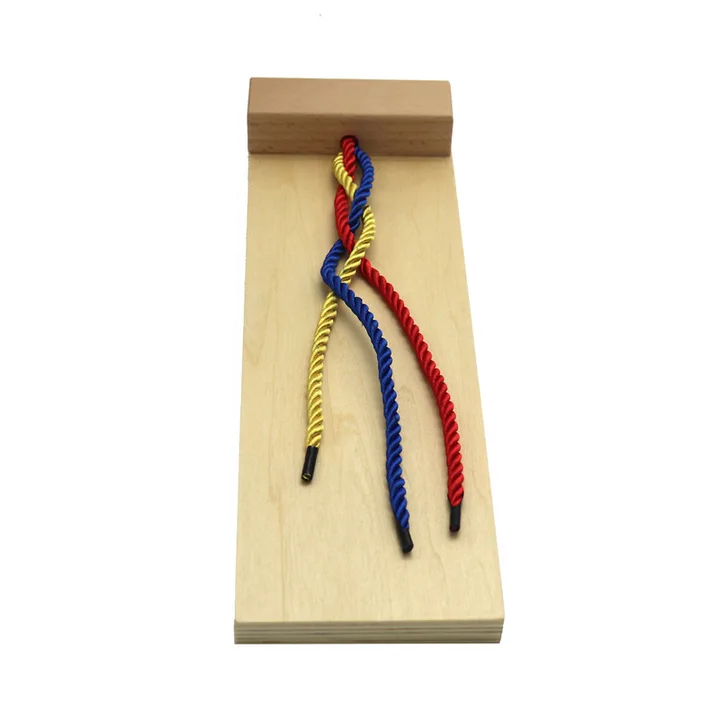 Braiding Board – Wooden Braid Weaving Toy for Kids