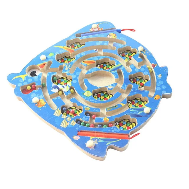 Magnetic Pen Maze – Butterfly or Fish Shape Activity Toy